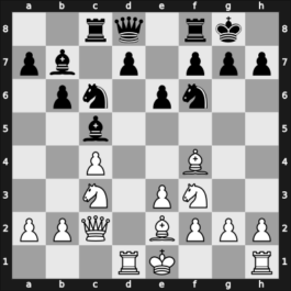 1935 Moskou – Round 14 – Levenfish, Grigory – 0-1 – Chekhover, Vitaly – G69