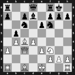 1935 Moskou – Round 15 – Flohr, Salo – 1-0 – Romanovsky, Pjotr – G75
