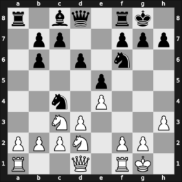 1935 Warschau ol – Round 9 – Treybal, Karel – 1/2-1/2 – Trifunovic, Petar – G9