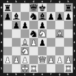 1936 Amsterdam – Round 1 – Euwe, Max – 1/2-1/2 – Kmoch, Hans – G12