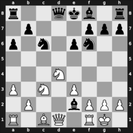 1936 Budapest – Round 11 – Negyesy, Gyorgy – 0-1 – Kluger, Gyula – G39