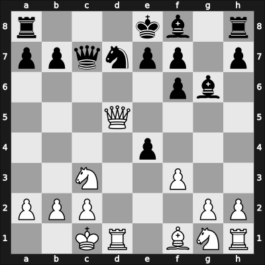 1936 Budapest – Round 12 – Kluger, Gyula – 0-1 – Najdorf, Miguel – G43