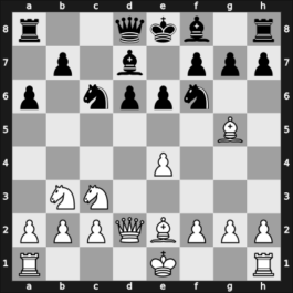 1936 Budapest – Round 13 – Najdorf, Miguel – 1-0 – Steiner, Endre – G50