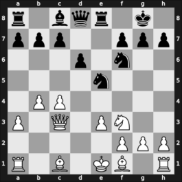 1936 Budapest – Round 16 – Gereben, Erno – 1-0 – Najdorf, Miguel – G61