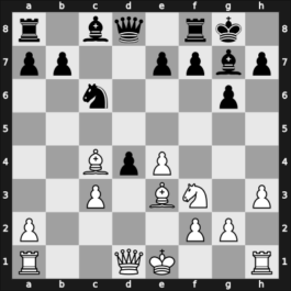 1936 Dresden – Round 4 – Engels, Ludwig – 1-0 – Alekhine, Alexander – G22