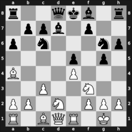 1936 Leningrad Ch – Round 1 – Ilyin Zhenevsky, Alexander – 1/2-1/2 – Rabinovich, Ilya Mar – G30