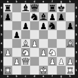 1936 Leningrad Ch – Round ? – Goldberg, Grigory A – 1/2-1/2 – Levenfish, Grigory – G42