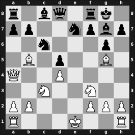 1936 Leningrad Ch – Round ? – Ilyin Zhenevsky, Alexander – 0-1 – Goldberg, Grigory A – G43