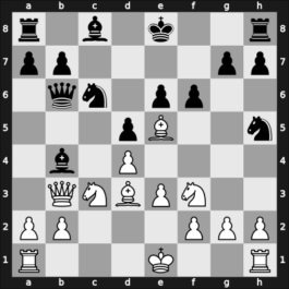 1936 Mar del Plata – Round 1 – Abadia Castillo, Mateo – 1/2-1/2 – Bolbochan, J. – G2