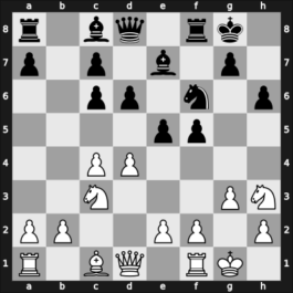1936 Mar del Plata – Round 1 – Charlier, Raul – 1/2-1/2 – Flores Alvarez, Rodrigo – G11