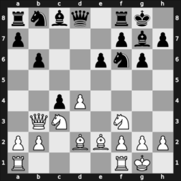 1936 Mar del Plata – Round 2 – Bolbochan, J. – 1/2-1/2 – Vinuesa, Juan – G20