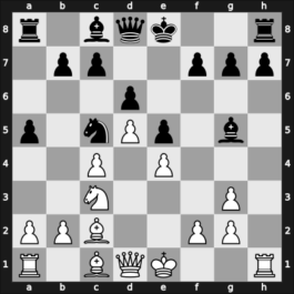 1936 Mar del Plata – Round 11 – Bolbochan, J. – 1/2-1/2 – Guimard, Carlos E – G78