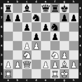 1936 Margate – Round 5 – Flohr, Salo – 1/2-1/2 – Menchik, Vera Frantsevna – G9