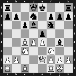 1936 Margate – Round 8 – Tylor, Theodore Henry – 0-1 – Flohr, Salo – G18
