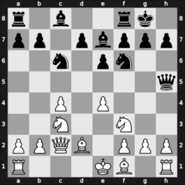 1936 Moscow – Round 1 – Levenfish, Grigory – 1/2-1/2 – Riumin, Nikolai – G9