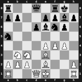 1936 Moscow – Round 14 – Kan, Ilya A – 0-1 – Botvinnik, Mikhail – G44
