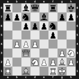 1936 Moskou – Round 1 – Eliskases, Erich – 1/2-1/2 – Riumin, Nikolai – G7