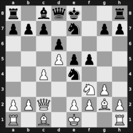 1936 Moskou – Round 1 – Botvinnik, Mikhail – 1/2-1/2 – Eliskases, Erich – G14