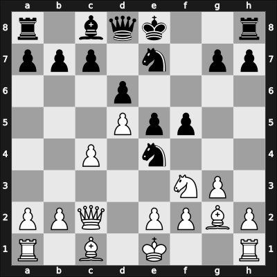 1936 Moskou – Round 13 – Botvinnik, Alexander – 1/2-1/2 – Eliskases, Erich – G31