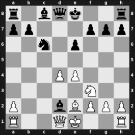 1936 Olympiad (unofficial) – Round 1 – Szabo, Laszlo – 1-0 – Tuern, Johannes – G2