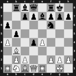 1936 Olympiad (unofficial) – Round 1 – Balogh, Janos – 1-0 – Sepp, Leopold – G8