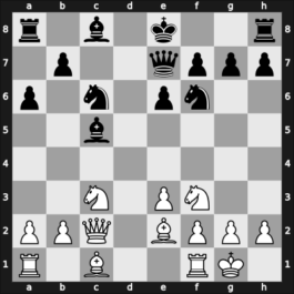 1936 Olympiad (unofficial) – Round 4 – Popa Toma – 1/2-1/2 – Trompowsky, Octavio – G31
