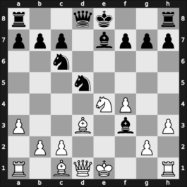 1936 Olympiad (unofficial) – Round 5 – Keres, Paul Petrovich – 1/2-1/2 – Naegeli, Oskar – G43