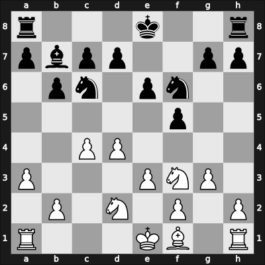 1936 Olympiad (unofficial) – Round 6 – Frydman, Paulino – 1/2-1/2 – Keres, Paul Petrovich – G48