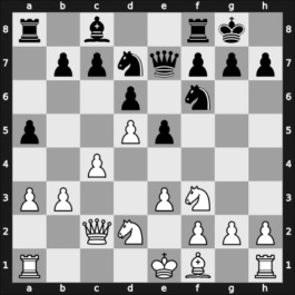 1936 Olympiad (unofficial) – Round 7 – Salbu, K – 0-1 – Ozols, Karlis – G56