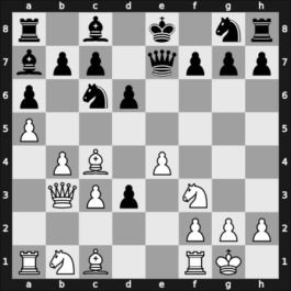 1936 Olympiad (unofficial) – Round 7 – Kostic, Adrijan-Alexander – 1-0 – Nielsen, Julius – G59
