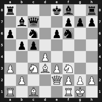 1936 Olympiad (unofficial) – Round 13 – Najdorf, Miguel – 0-1 – Johner, Paul – G98