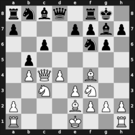 1936 Olympiad (unofficial) – Round 19 – De Groot, Adriaan – 0-1 – Richter, Emil – G125