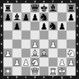 1936 Podebrady – Round 1 – Pelikán, Jiří – 1/2-1/2 – Alekhine, Alexander – G28