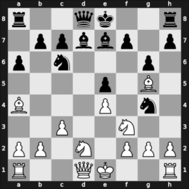 1936 Podebrady – Round ? – Eliskases, Erich – 1-0 – Treybal, Karel – G116