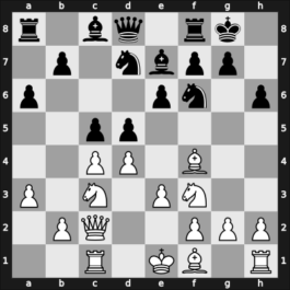 1936 USA Ch New York, NY USA – Round 2 – Denker, Arnold S – 1-0 – Hanauer, Milton Loeb – G10