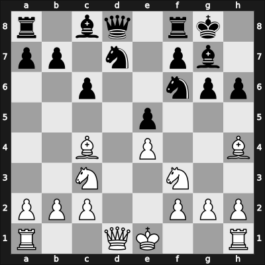 1937 Bad Elster – Round 9 – Grosser, Wilhelm – 0-1 – Saemisch, Friedrich – G28