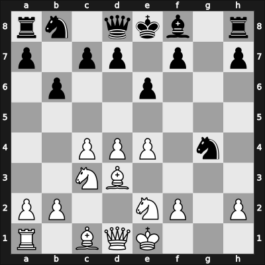 1937 Budapest – Round 1 – Lindner Lages, Jorge – 0-1 – Szabo, Ladislav – G4