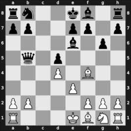 1937 Hastings3738 – Round 1 – Reshevsky, Samuel – 1-0 – Mikenas, Vladas – G1