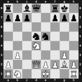 1937 Kemeri – Round 1 – Fine, Reuben – 1-0 – Berg, Terje Jensen – G6