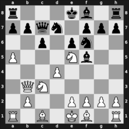 1937 Kemeri – Round 1 – Mikenas, Vladas – 1/2-1/2 – Flohr, Salo – G28