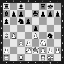 1937 Margate – Round 4 – Bellod Thomas, Gonzalo – 0-1 – Alekhine, Alexander – G17