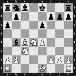 1937 Ostende – Round 7 – Dyner, Israel Boruch – 0-1 – Fine, Reuben – G34