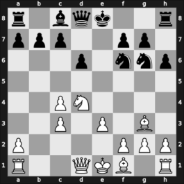 1937 Prague – Round 6 – Foltys, Jan – 1/2-1/2 – Trifunovic, Petar – G31