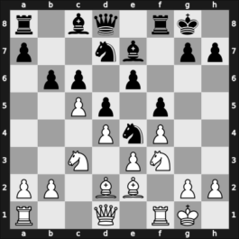 1937 Tbilisi ch-URS – Round 1 – Ebralidze, Arkhil – 1/2-1/2 – Ilyin Zhenevsky, Alexander – G9