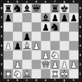 1937 Tbilisi ch-URS – Round 1 – Budo, Alexander Semenovich – 0-1 – Yudovich, Mikhail M – G38