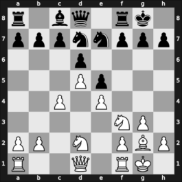 1937 Tbilisi ch-URS – Round 1 – Alatortsev, Vladimir N. – 0-1 – Levenfish, Grigory – G49