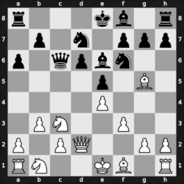 1937 Tbilisi ch-URS – Round 1 – Rauzer, Vsevolod – 1/2-1/2 – Lisitsin, Georgy – G87