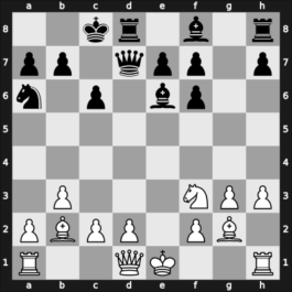 1937 Tbilisi ch-URS – Round 1 – Rauzer, Vsevolod – 1-0 – Konstantinopolsky, Alexander – G103