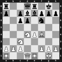 1937 Tbilisi ch-URS – Round 1 – Rauzer, Vsevolod – 1/2-1/2 – Rabinovich, Ilya Mar – G112