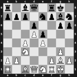 1937 Tbilisi ch-URS – Round 1 – Lisitsin, Georgy – 1-0 – Panov, Vasily – G147
